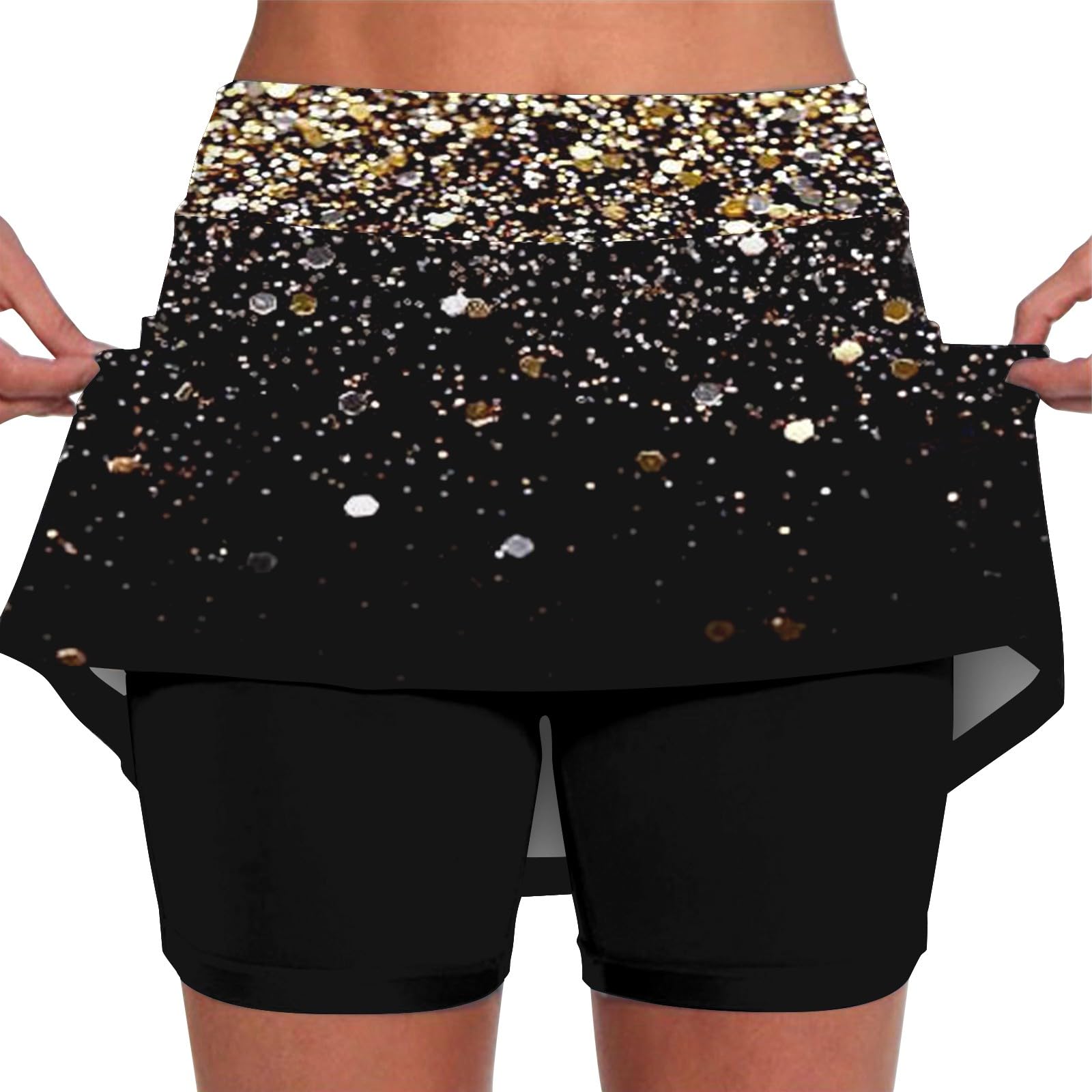 BUKKNYE Women's Athletic Active Skort Skirt Sports Performance Skirt Built-in Shorts Lightweight Skirt for Golf Tennis Running Workout