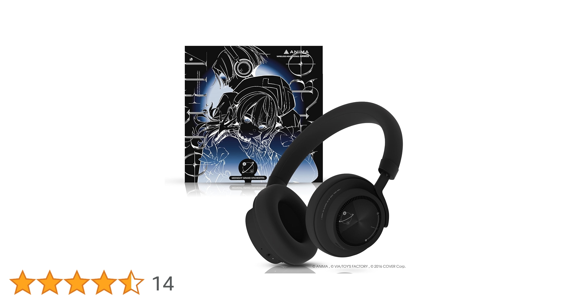 ANIMA ANW03 MGOver ミドグラ ヘッドホン ANIMA（オーディオ） ANIMA ANW03 Midnight Grand Orchestra Ver