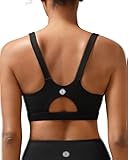 Sports Bra for Women High Support, Molded Cup High Impact Sports Bras for Women with Sewn in Pads