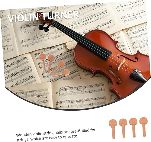 Miniatura 8 de 20 piezas de sintonizadores de viola mudo violín pastilla de violín guía de dedo violín Turner pegatinas de violín afinador clip en violín pequeño