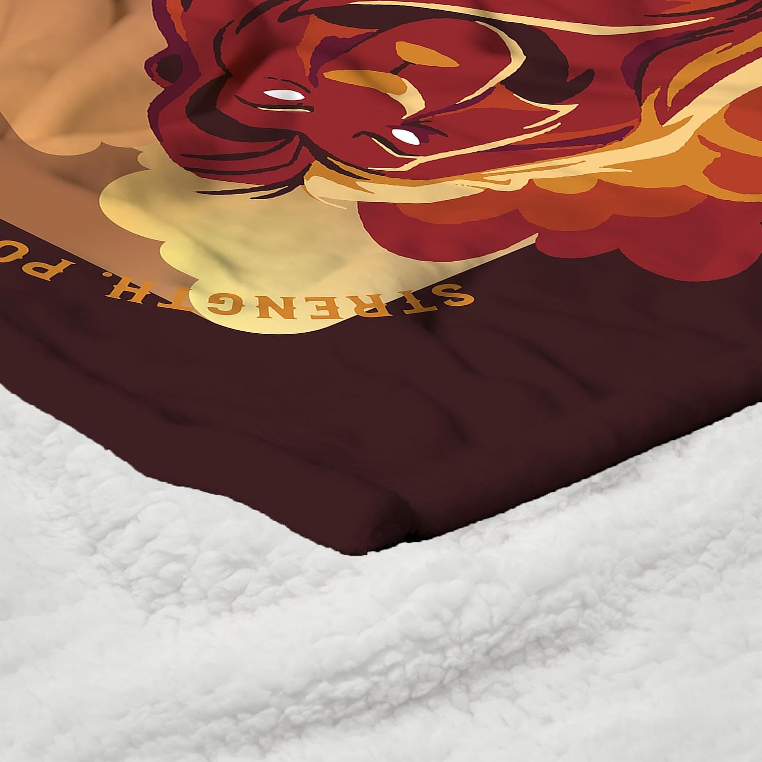 Northwest Lion King Silk Touch Sherpa Throw Blanket, 50" x 60", Lead with Pride
