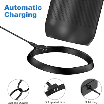 Charging Base Replacement Charger for Sonos Move Gen 2nd and 1st with 45W Adapter(Black)