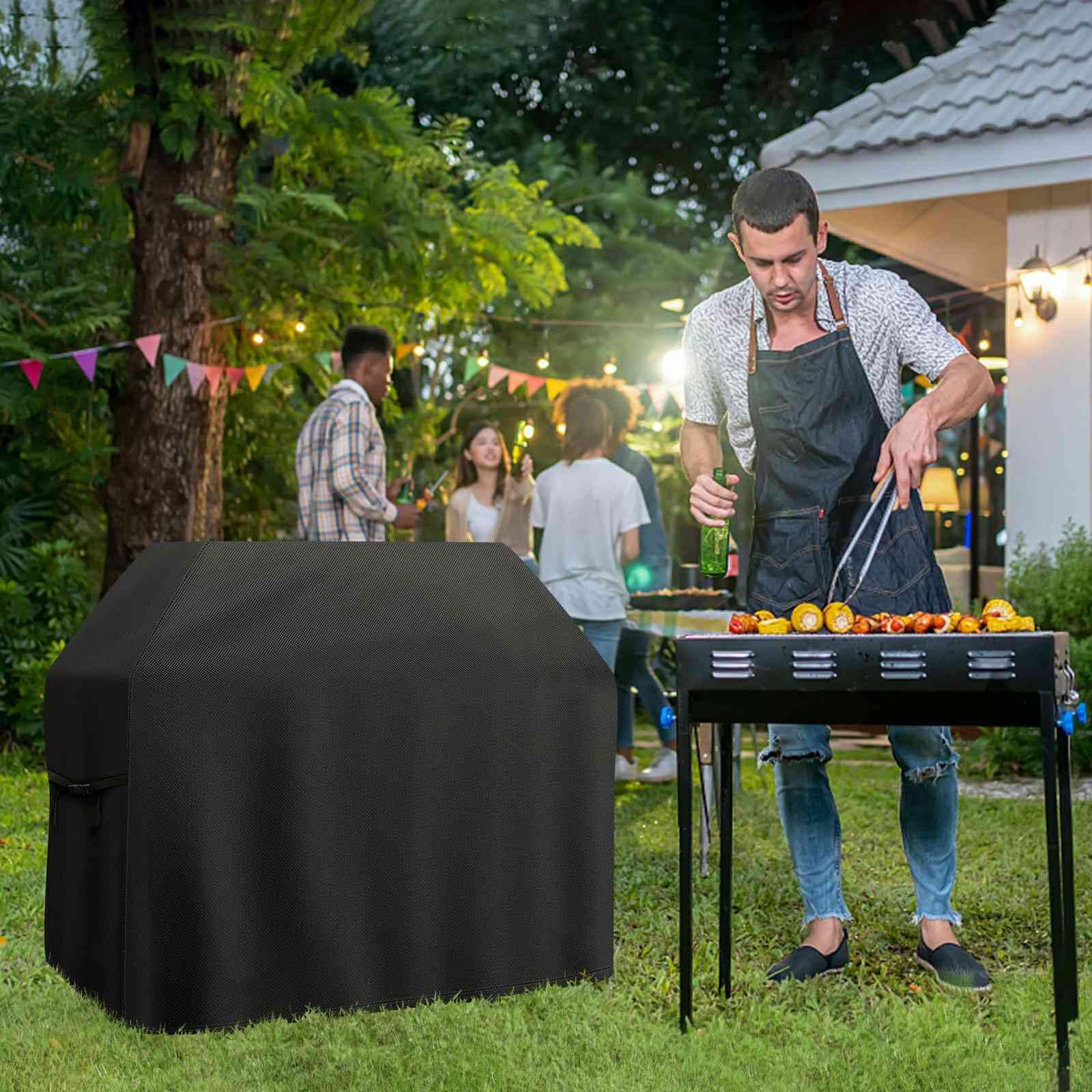 Purovi Telo Impermeabile Per Esterno - Copertura Universale 175x140x135 Cm Per Mobili Da Giardino