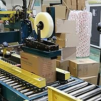 Vista 7 de PSBM Cinta de embalaje de longitud de máquina, 2 pulgadas x 1000 yardas, 6 rollos, 1.75 mil, cinta de embalaje transparente para cajas de sellado