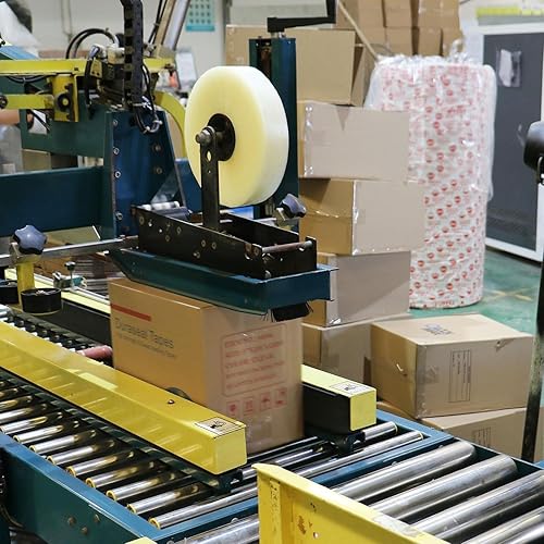 Miniatura 7 de PSBM Cinta de embalaje de longitud de máquina, 2 pulgadas x 1000 yardas, 6 rollos, 1.75 mil, cinta de embalaje transparente para cajas de sellado de