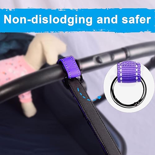 Miniatura 2 de PetBonus Correa corta para perro, correa de seguridad para correa retráctil para perro, diseño reflectante y mango acolchado suave ajustable, capa