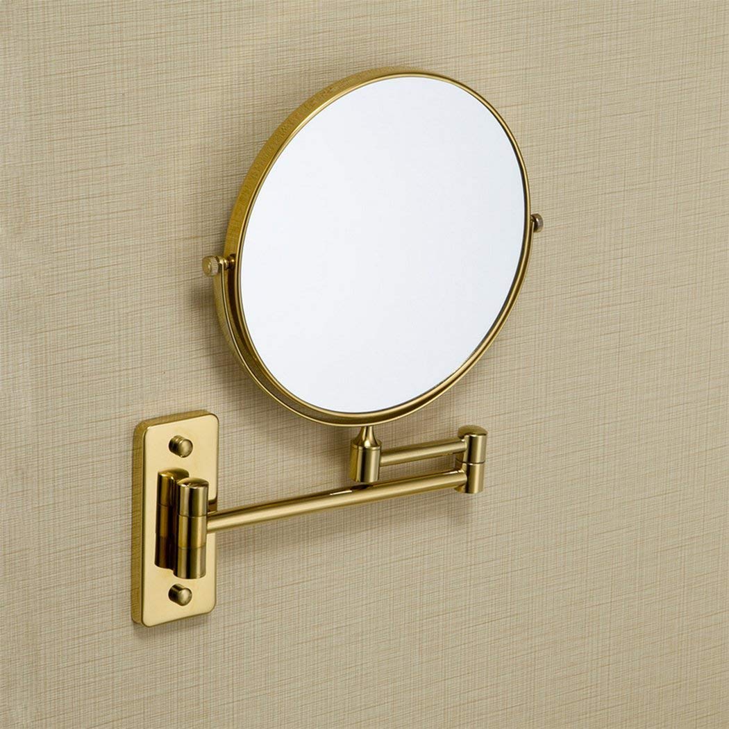 Miroir mural loupe rotatif a 360 degres pliable pour maquillage precis