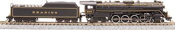 Broadway Limited 7403 Reading T1 4-8-4,#34;Iron Horse Rambles Excursion #2100, Paragon4 Sound/DC/DCC, Smoke, N Scale