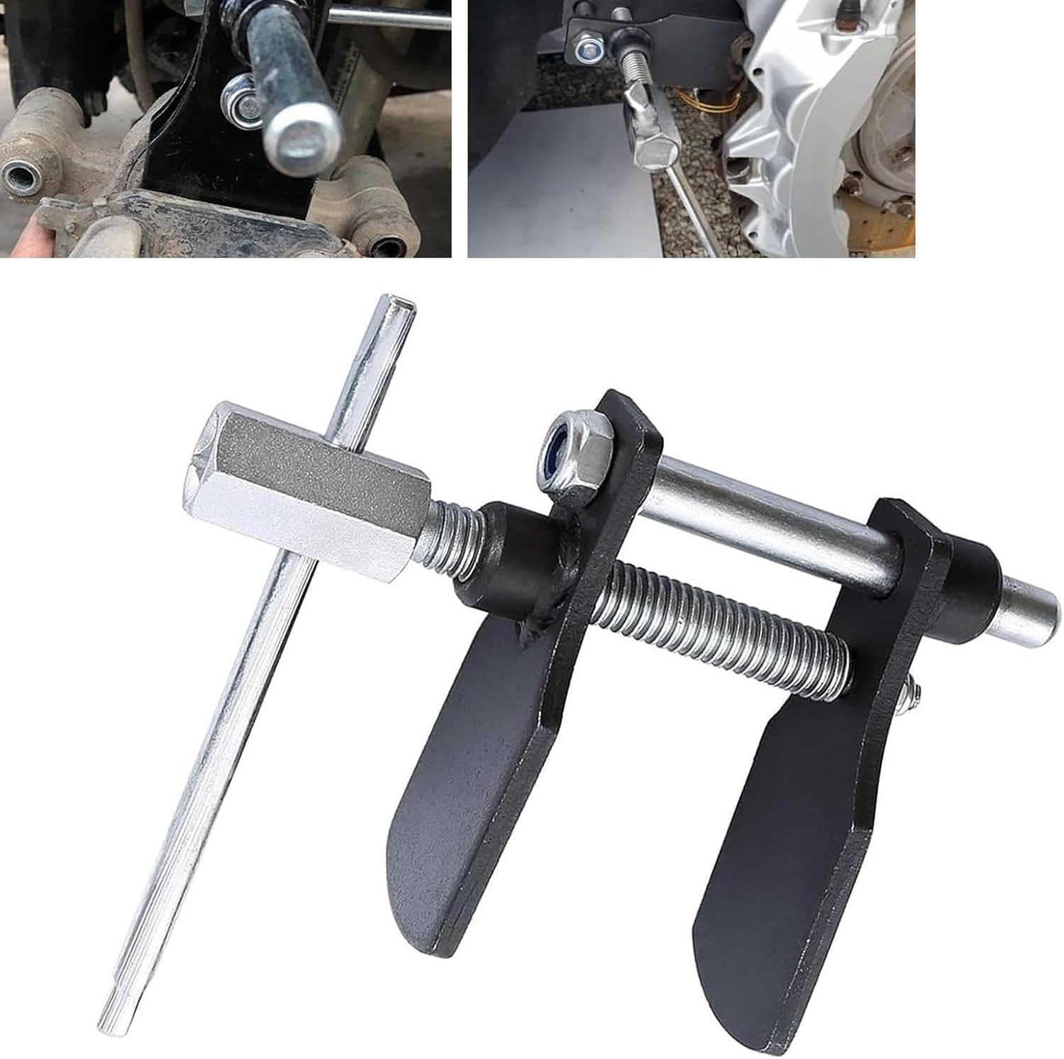 MLY 1 PC Brake Caliper Compression Tool, Durable Brake Pad Spreader, Non Slip Caliper Piston Compressor Tool for Car Truck SUV, Universal Brake Piston Compressor Tool (Black)