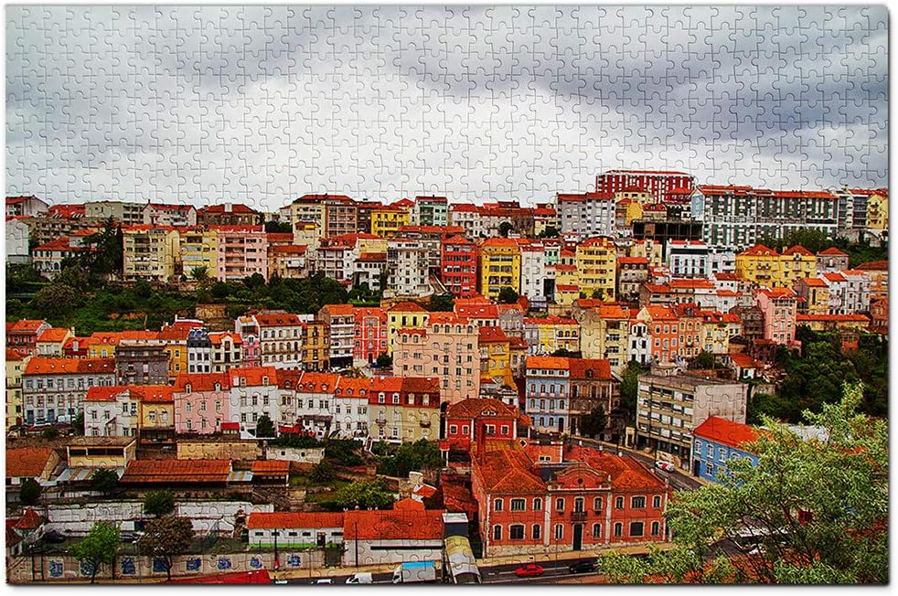 Portugal Coimbra Jigsaw Puzzle 1000 Piece Game Artwork Travel Souvenir Wooden