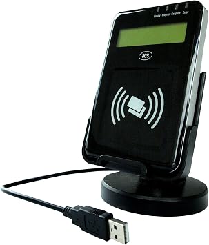 ACR1222L NFC Visual Vantage Reader with NFC Touchless Technology PC-Linked and ISO/IEC 18092 Card Supports ISO14443