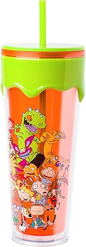 Miniatura 3 de Silver Buffalo Nickelodeon Classics '90s Rugrats, Hey Arnold, CatDog, Angry Beavers, Wild Thornberrys, Rocket Power, Aaahh! Real Monsters, vaso de