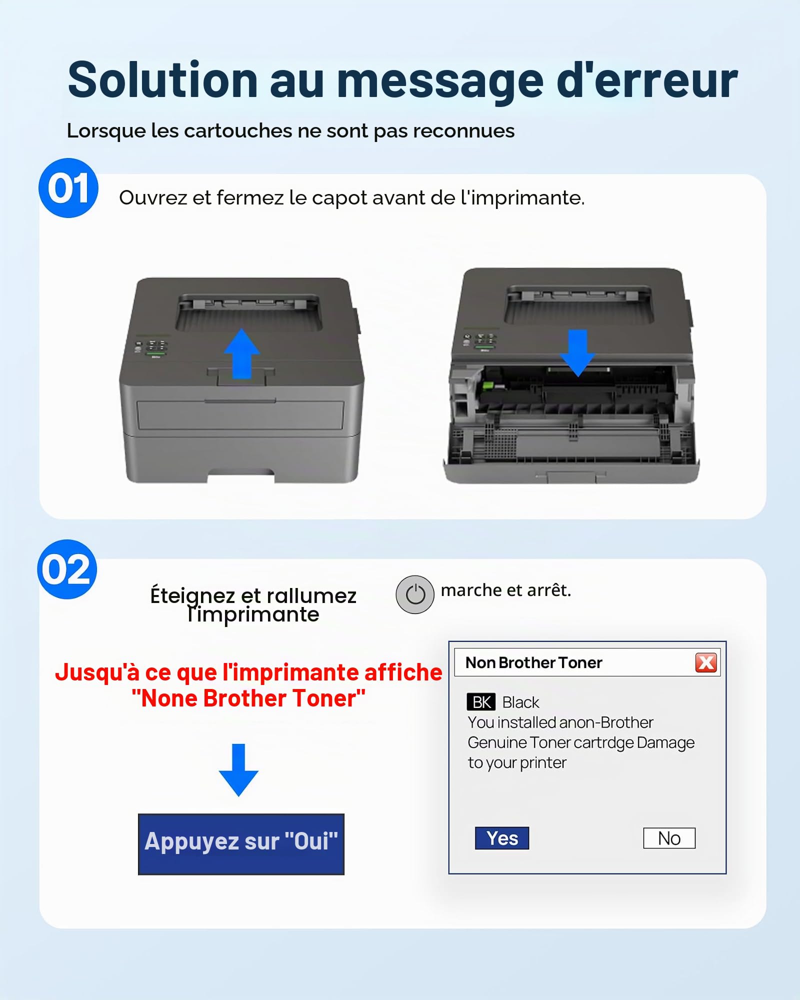TN2510XL TN-2510XL HL-L2400DWE Cartouche de Toner Compatible pour Brother TN-2510 XL TN2510 XL pour HL-L2400DWE DCP-L2620DW MFC-L2800DW MFC-L2827DW HL-L2445DW DCP-L2660DW MFC-L2860DW (Noir, 2 Pack)