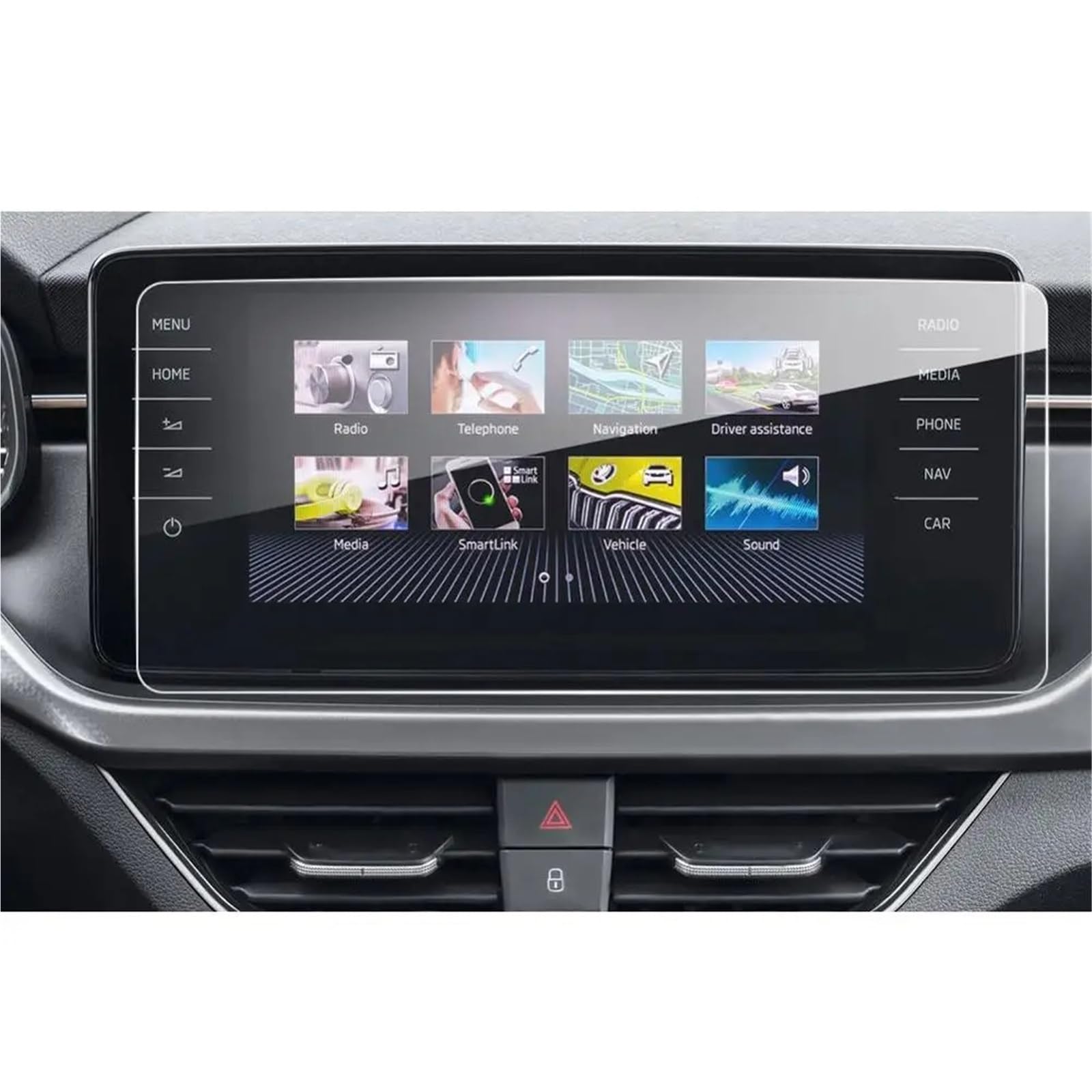Protection d'écran Skoda Kamiq Amundsen 2020-2023 - Film transparent tactile 9,2 pouces - 7