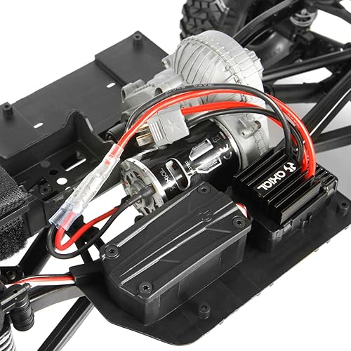 Miniatura 5 de Axial SCX10 II - Cerrojo de seguridad 4WD RC Rock Crawler Off-Road 4x4 eléctrico RTR con radio de 2.4GHz, ESC impermeable, escala 110 (verde oliva)