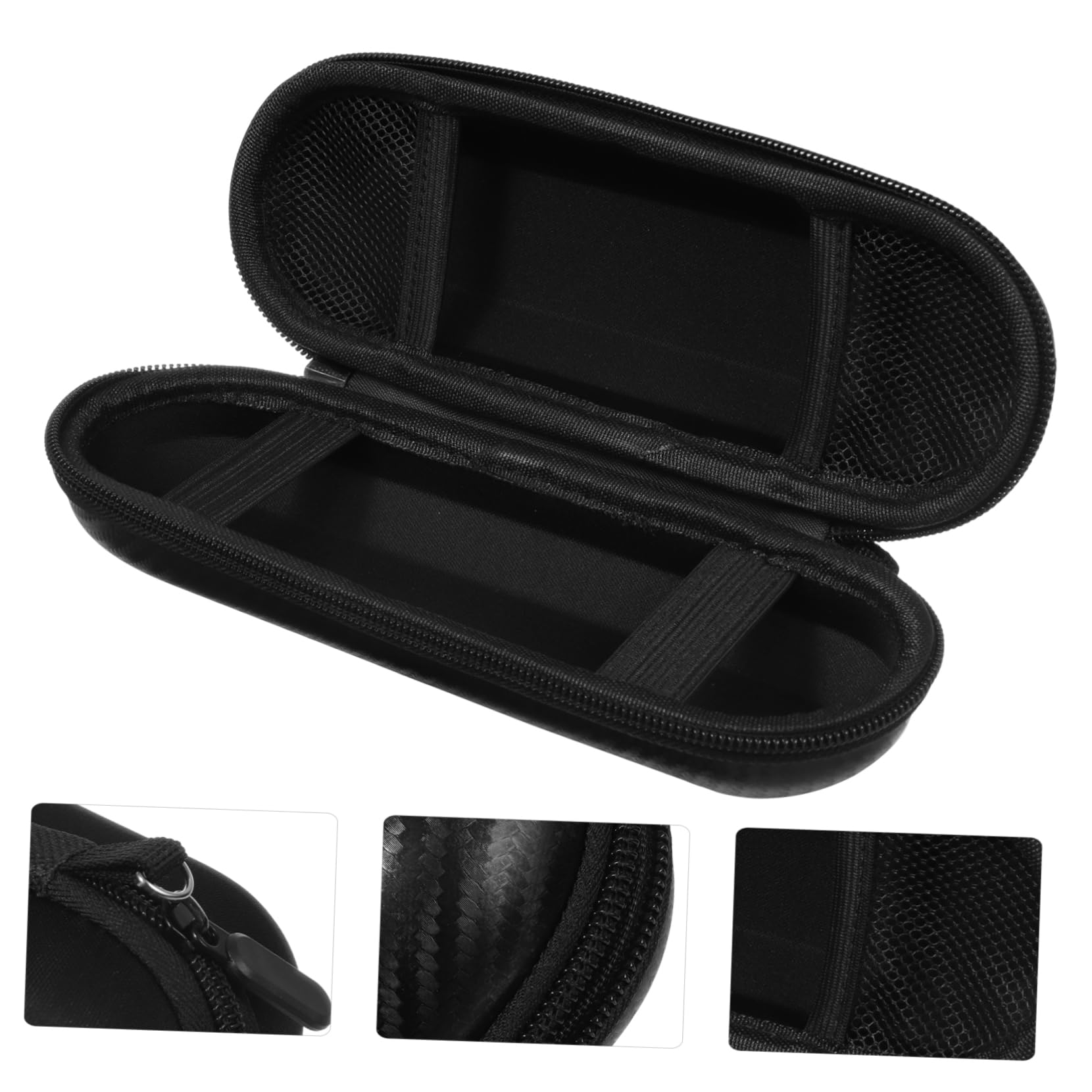 minkissy 5 Pz scatola portaspazzolini portatile portatili portatorta per trasporto astuccio spazzolino Elettrico borse per denti elettrici custodia porta spazzolino da viaggio eva Black