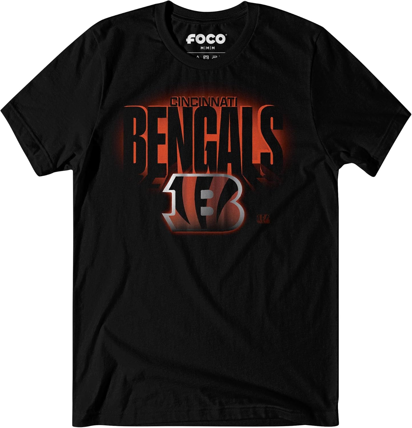 FOCO NFLチームロゴ投光器半袖Tシャツ