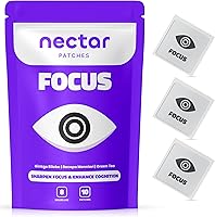 Vista 17 de Parches calmantes de néctar Paquete de 10 para relajación y descanso durante todo el día con cáñamo, flor de la pasión y raíz de valeriana