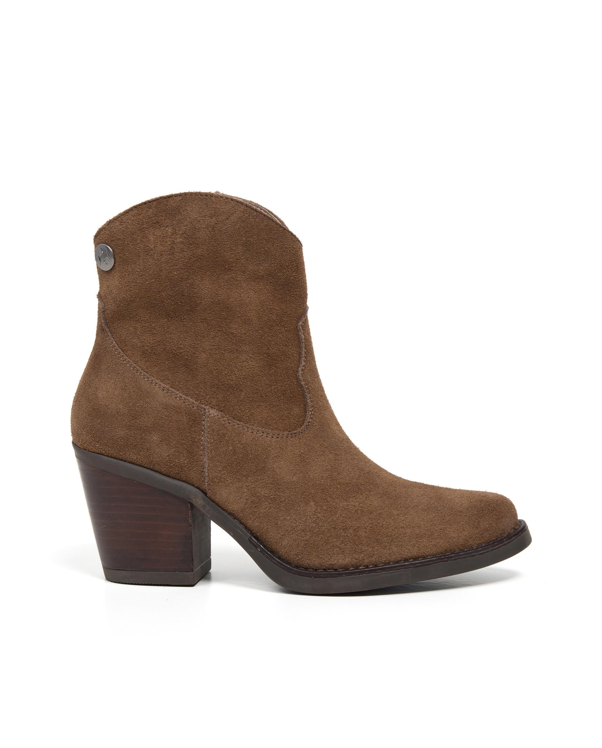 Botín cowboy de piel. Hecho en españa. Mujer Lois - para: Mujer