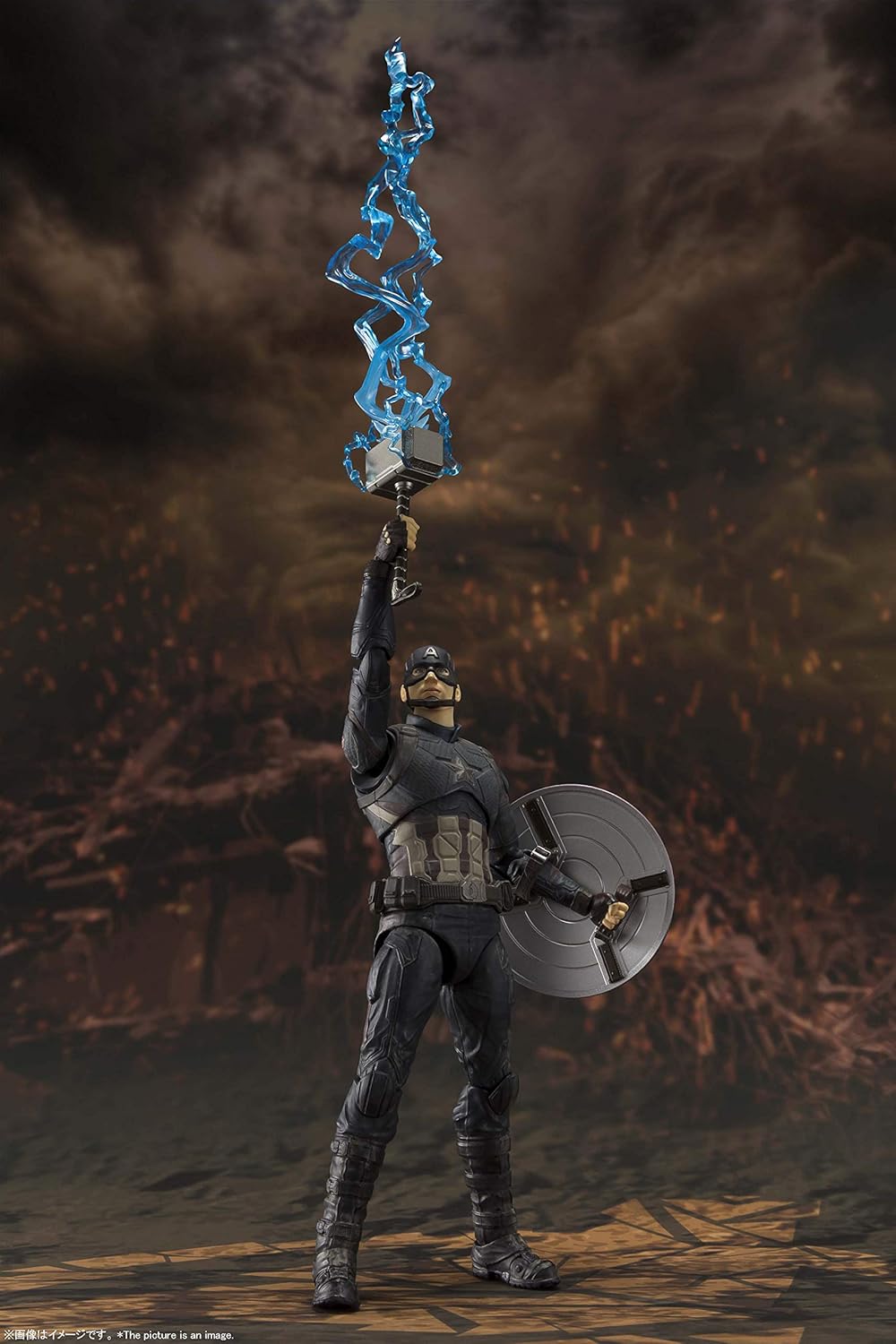 TAMASHII NATIONS - Avengers: Endgame - Captain America -Final Battle Edition -, Bandai Spirits S.H. Figuarts Action Figure