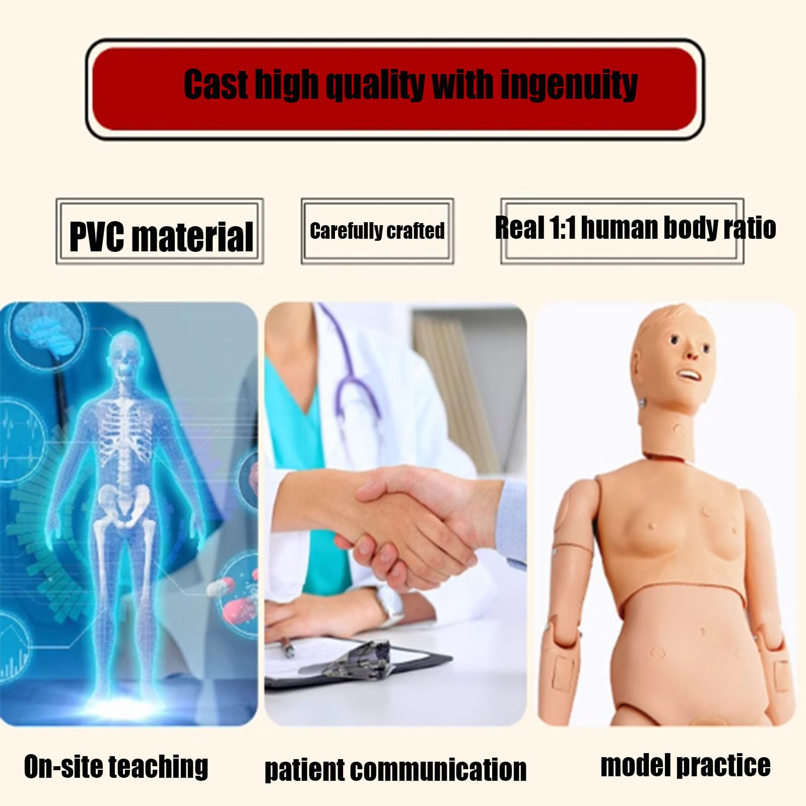 Manekin Do Pielęgniarstwa, Mężczyzna I Kobieta, Anatomiczny Model Człowieka, Cewnikowanie Medyczne, Resuscytacja Krążeniowo-Oddechowa, Dla Mężczyzn I Kobiet, Naturalnej Wielkości, Żeński