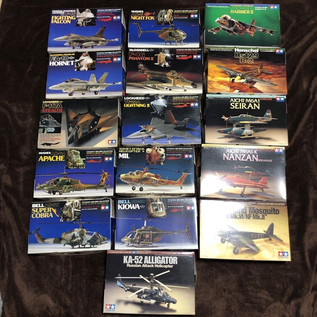 Amazon.co.jp: タミヤ プラモデル ウォーバードコレクション16点まとめ  
