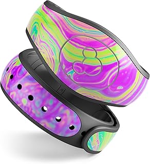 Design Skinz Neon Color Fushion Premium Vinyl Decal Wrap Cover for The Disney MagicBand+ (Fits MagicBand+ for Disney Parks)