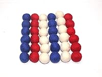 Vista 6 de Generic Pompones de fieltro – Bolas de fieltro de lana – 10 colores vibrantes – 40 piezas – 0.8 in (~ 0.8 pulgadas) Tamaño cada uno – Artesanía
