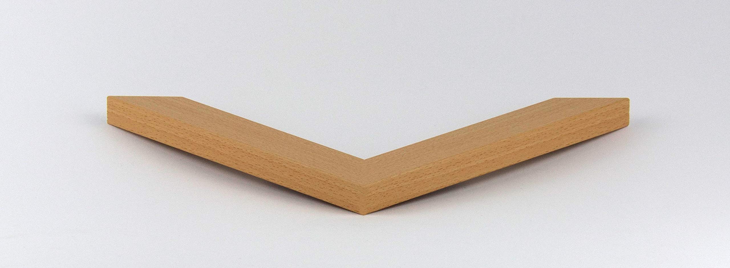 Cornice Moderna Misano 40x25cm - Nero Lucido, Vetro Artistico, Per Foto E Quadri - Foto 5