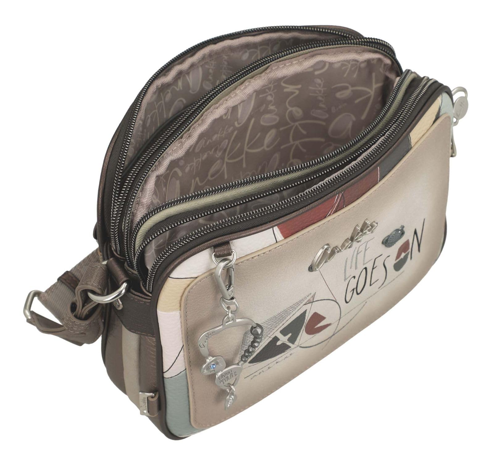 Bandolera mediana Auralis 42813-188 en multicolor - Mujer