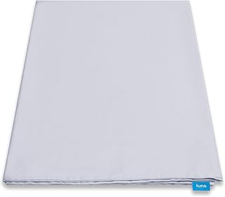 Luna Removable Duvet Cover for Weighted Blanket - 80x87 - King Size - Oeko-Tex Cooling Cotton - Machine Washable & 8 Ties ...