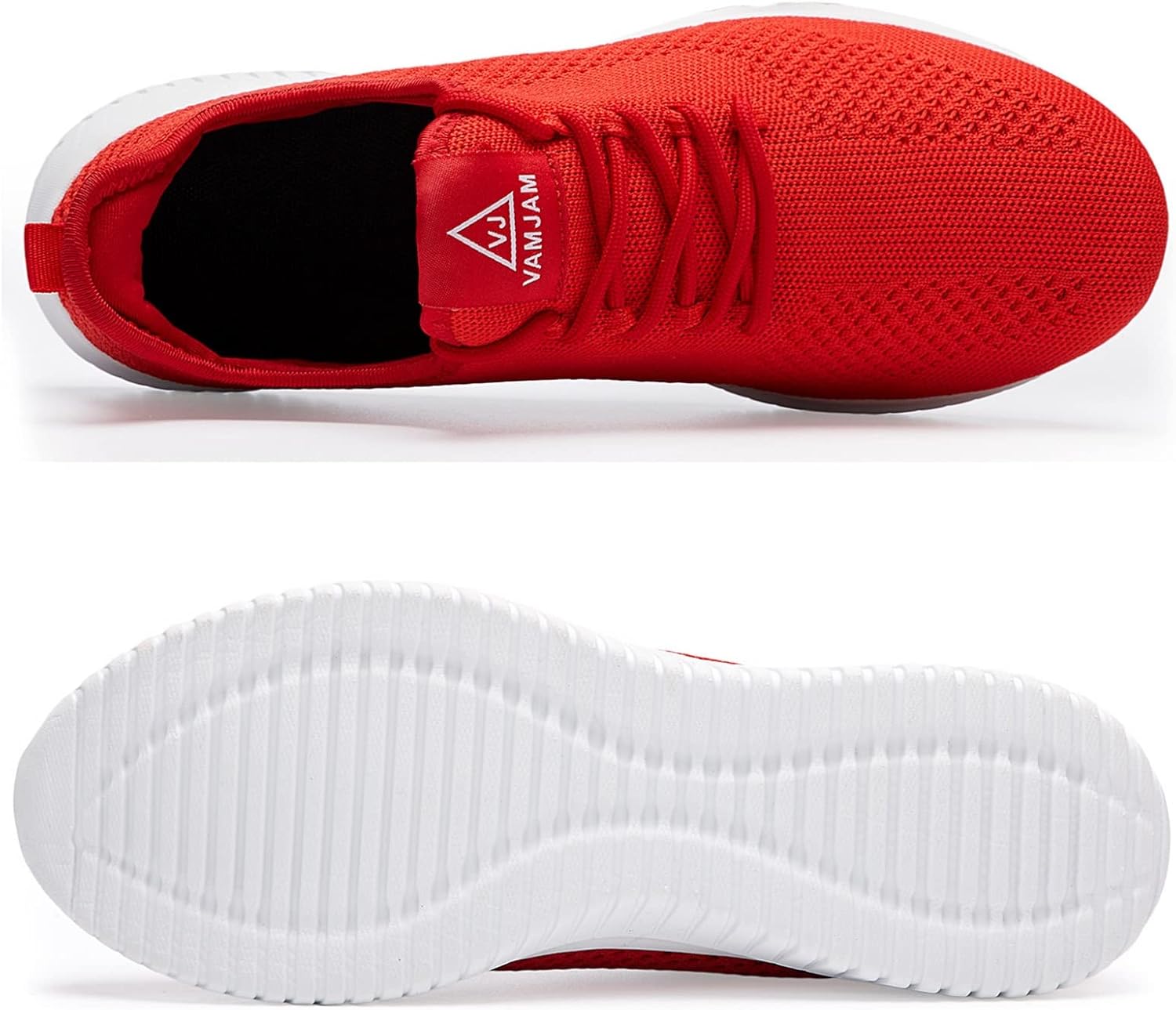 VAMJAM Men's Running Shoes Ultra Lightweight Breathable Walking Shoes Non Slip Athletic Fashion Sneakers Mesh Workout Casual Sports Shoes - Image 3