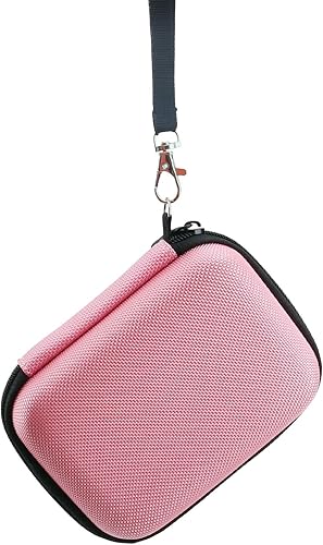 Miniatura 4 de WAIYUCN Estuche de transporte rígido de EVA para Miyoo Mini Plus, funda de consola de juegos de mano retro de 3.5 pulgadas (rosa)