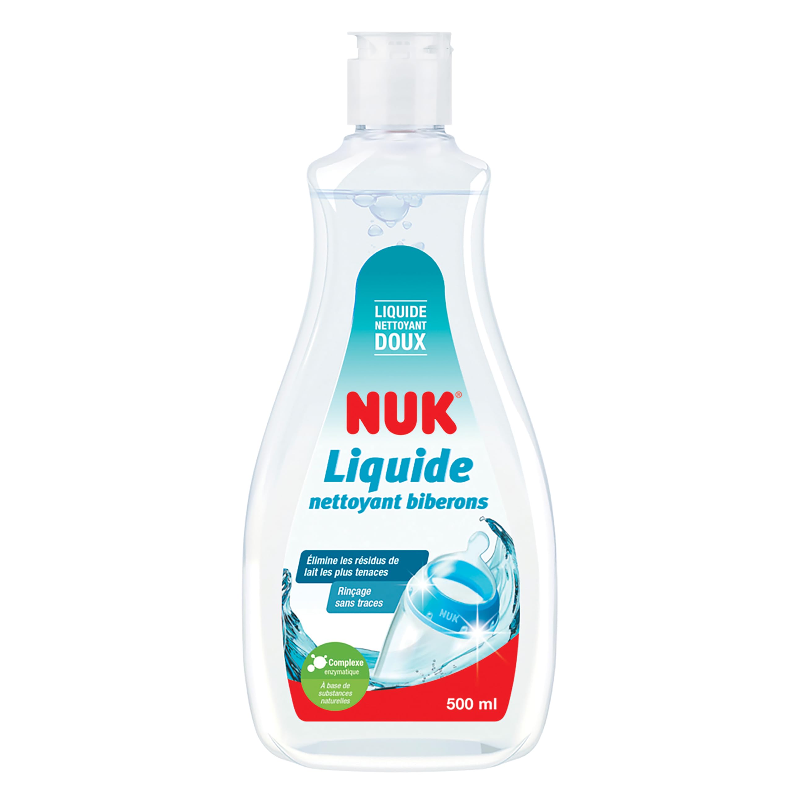 Liquide vaisselle biberons et tétines 500 ml - Nuk