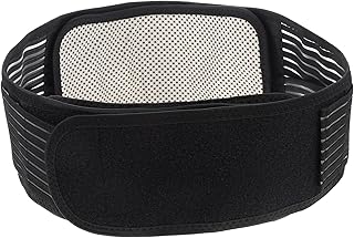 FOMIYES Self-heating Waist Supporter Warm Lumbar Brace Back Braces for Work Lumbar Support Band Lumbar Belt Heating Pad Duty Belts Fish Ribbon Middle Aged Keep Warm Waistline