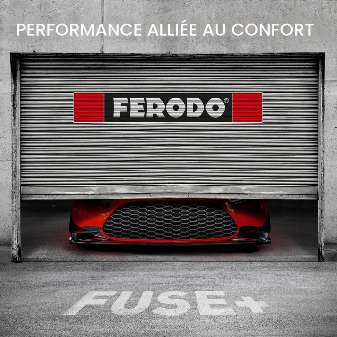 FERODO Plaquettes de freins Arrière non préparé pour l'indicateur d'usure Épaisseur 17,5mm avec accessoires FDB4050 Compatible avec AUDI A4 B8 Avant 8K5 Q5 8RB A5 B8 Coupé 8T3 A5 B8 Sportback 8TA