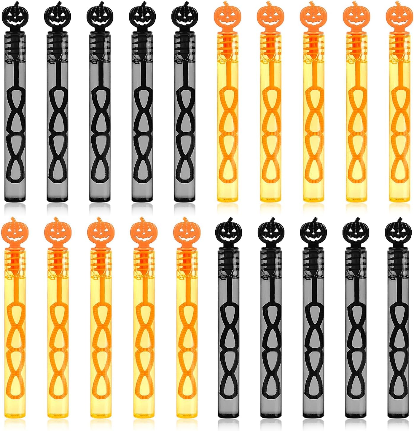 DERAYEE 20 Piece Mini Soap Bubbles Set, Soap Bubbles for Children, Soap Bubbles Wand Small Soap Bubbles for Halloween Party Gifts Children Friends Guest Gift Party Bag (Kucurbit)