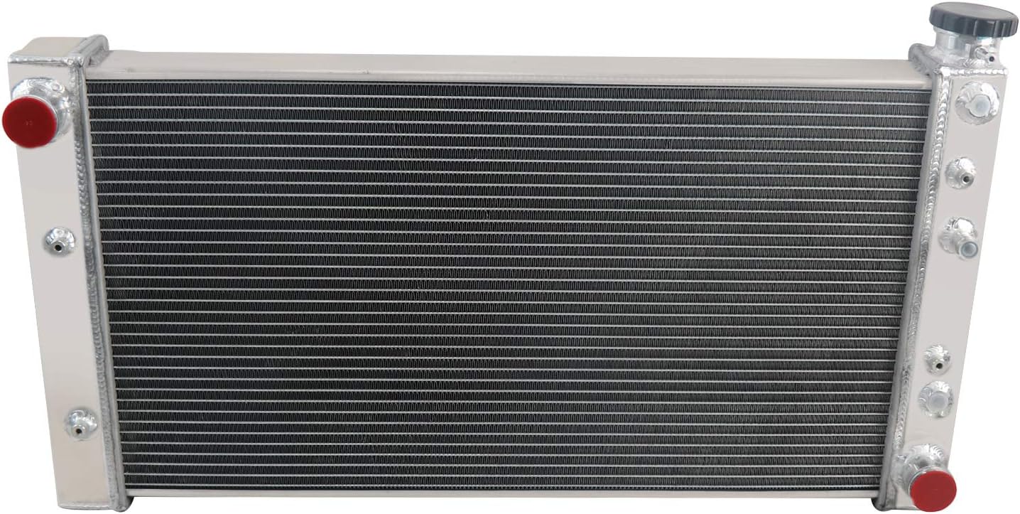 - 4 Row Aluminum Radiator Compatible with 1982-1994 Chevy S10 /GMC S15 Jimmy SBC350 Swap V8 1983 1984 1985 1986 1987 1988 1989 1990 1991 1992 1993 Radiators
