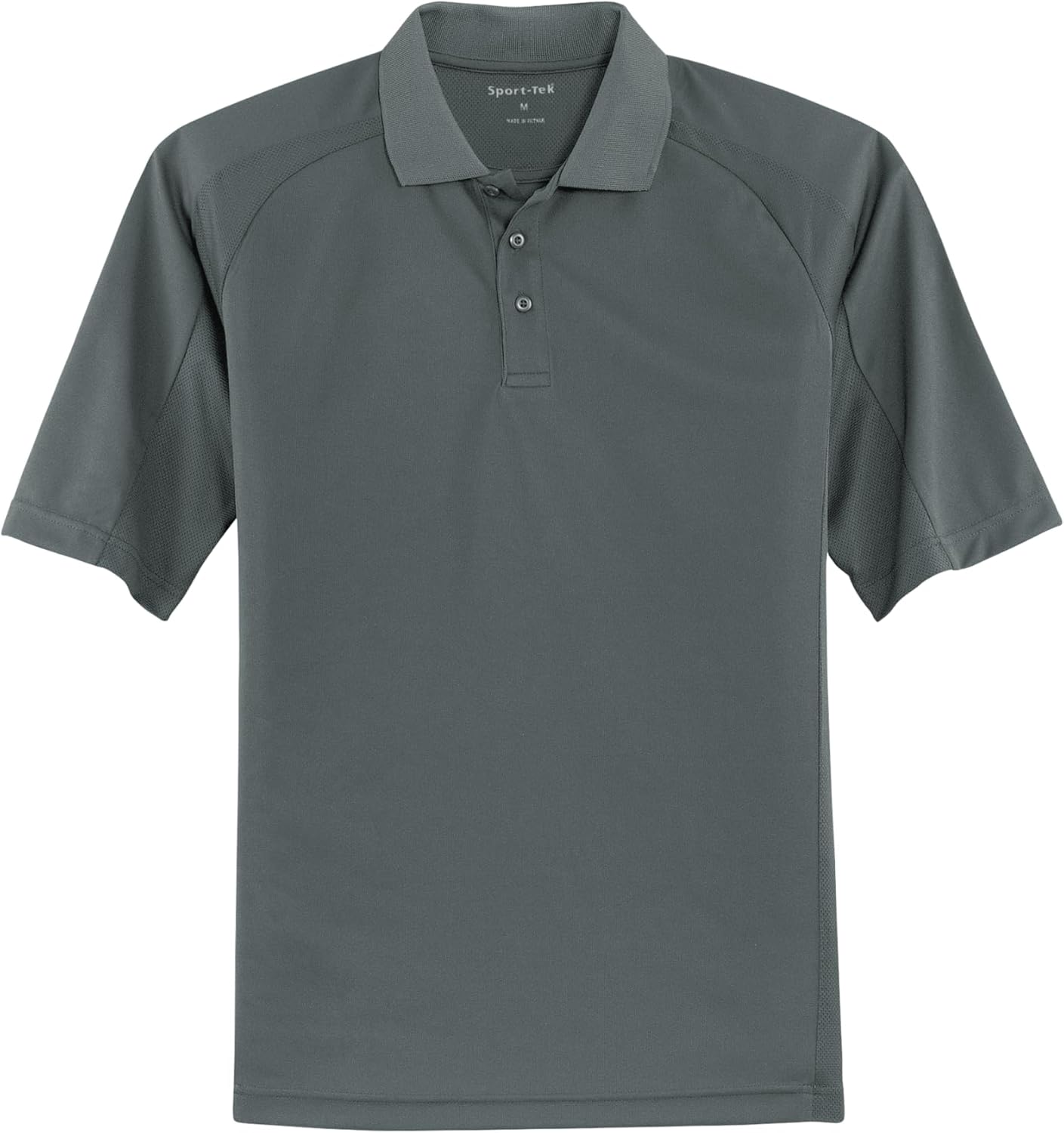 SPORT-TEK Unisex Dri-Mesh Pro Polo | Short Sleeve Collared Shirt for Men & Women, Casual Fit Top for Work, Tennis & Golf