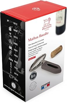 Peugeot Mathus Two-Pronged Corkscrew, Basalte