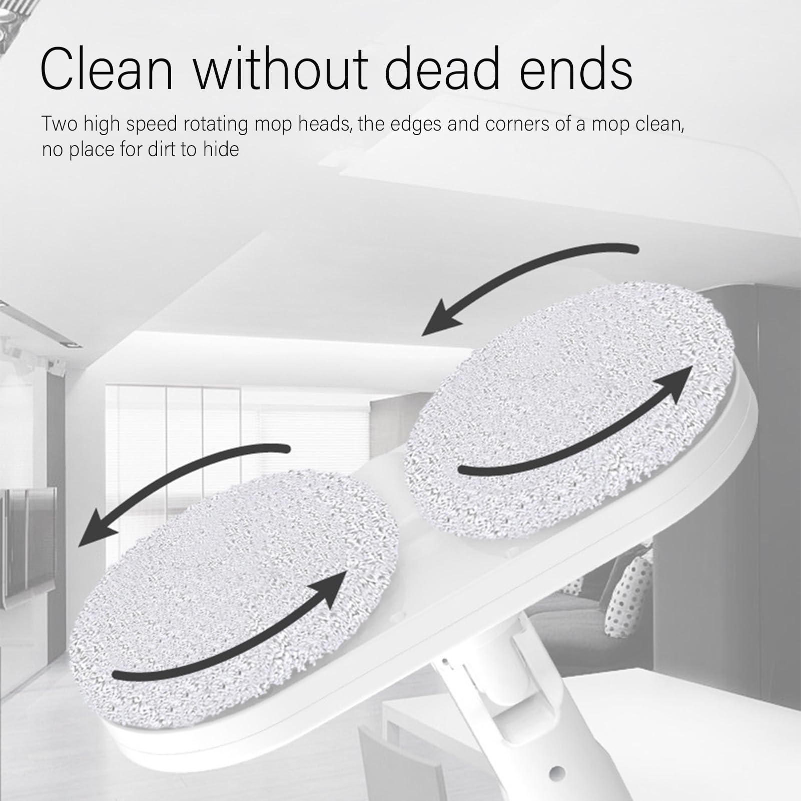 Schnurloser Elektrischer Mopp Electrico Mops Handreinigungsmopp Mopps Eimer-Sets Professionelle Wiederaufladbare, Effiziente, Selbstfahrende Dual-Spin-Mopps