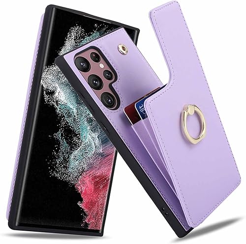 Miniatura 9 de Jaorty Funda para teléfono Samsung Galaxy S22 Ultra con tarjetero, Galaxy S22 Ultra funda para mujer con ranura para tarjeta de identificación de