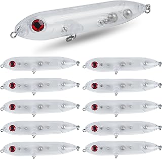 Demon Dragon Stye Catfish Floats Catfish Rattling Line Float Peg Lure Catfishing Spook Rattle for Santee Rig 4inch, 10/20Pack