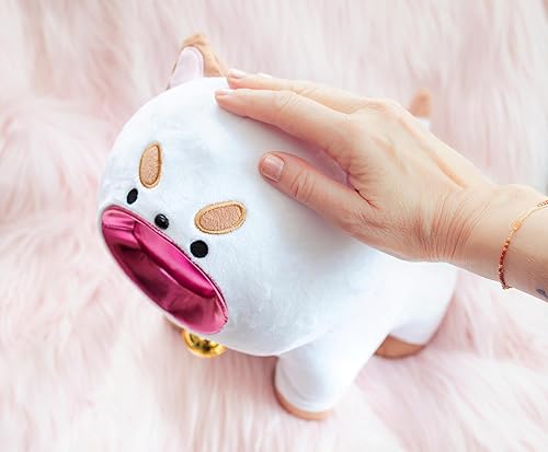 Miniatura 8 de Bee and Puppycat - Juguete de peluche con boca láser de 16 pulgadas, animal de peluche suave abrazable para acurrucarse, coleccionable con licencia