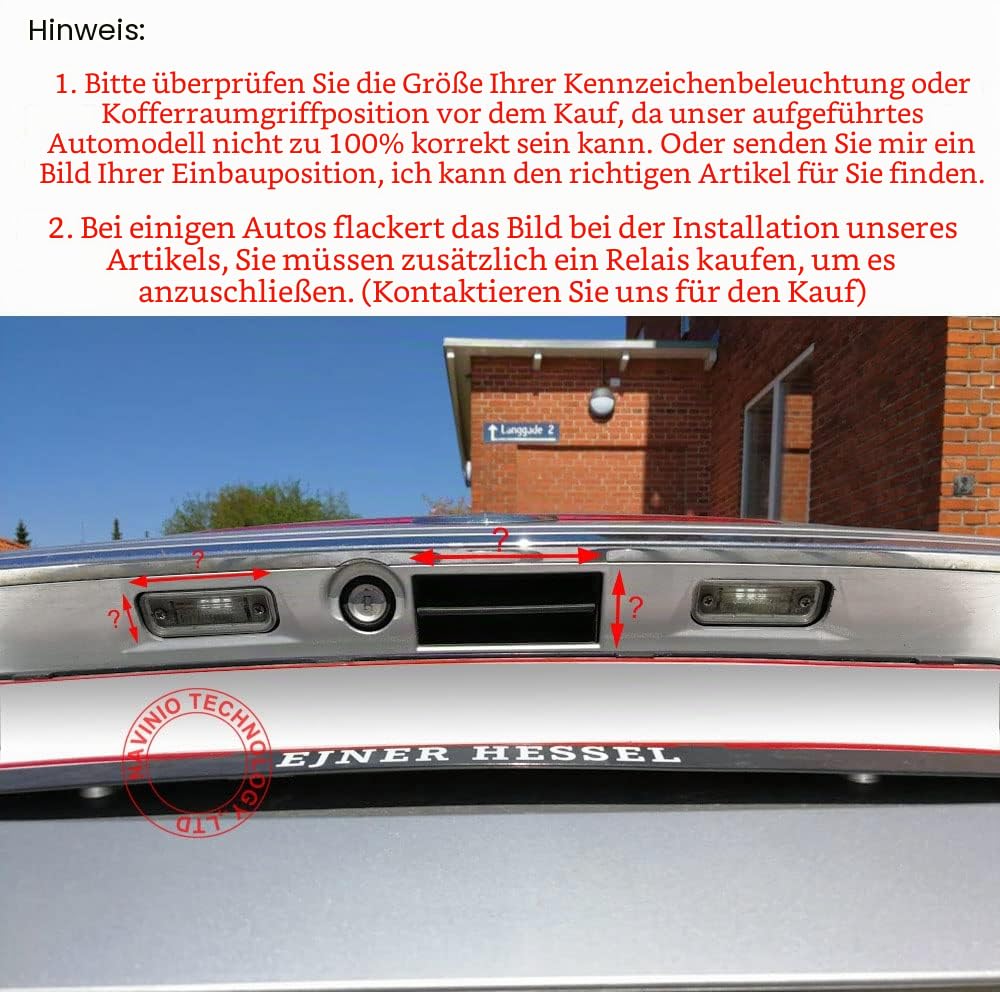 Auto Kofferraumgriff-Rückfahrkamera Griff Schalter Taster Öffner Heckklappe Türgriff Kofferraum Rückfahrkamera für Opel Astra J Caravan Kasten Kombi Stufenheck P10 GTC Insignia B Sports Tourer Z18