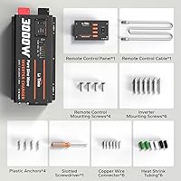 Vista 9 de LiTime 3000W Pure Sine Wave Inverter Charger, 12V DC to 120V AC Solar Controller, 9000W Peak Power, UPS Function, 5A - 45A Adjustable Current, LCD