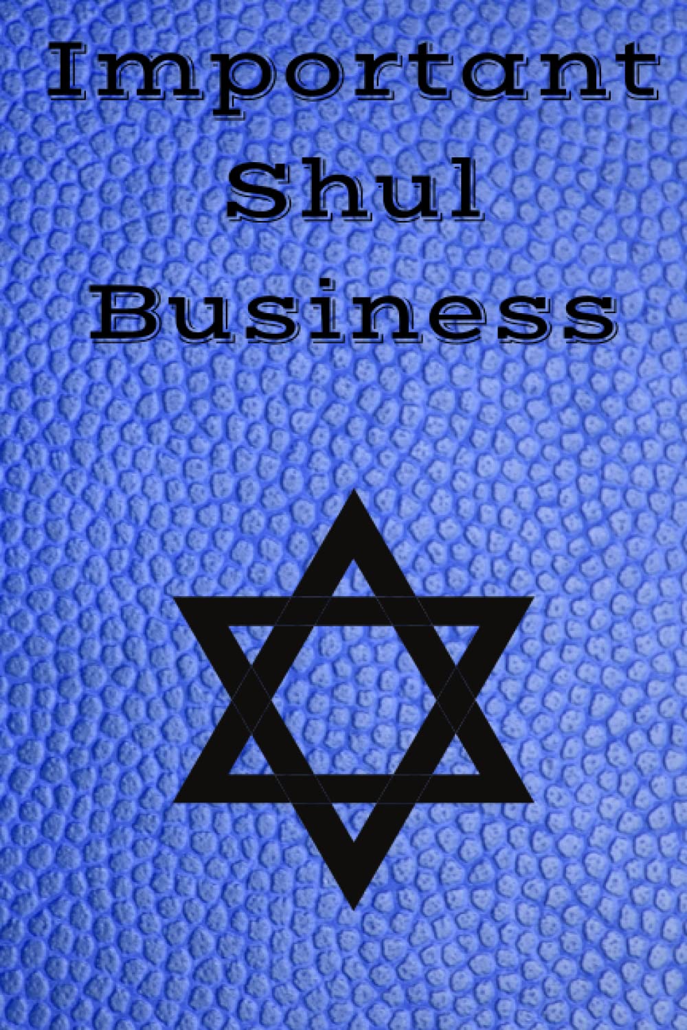 Important Shul Business