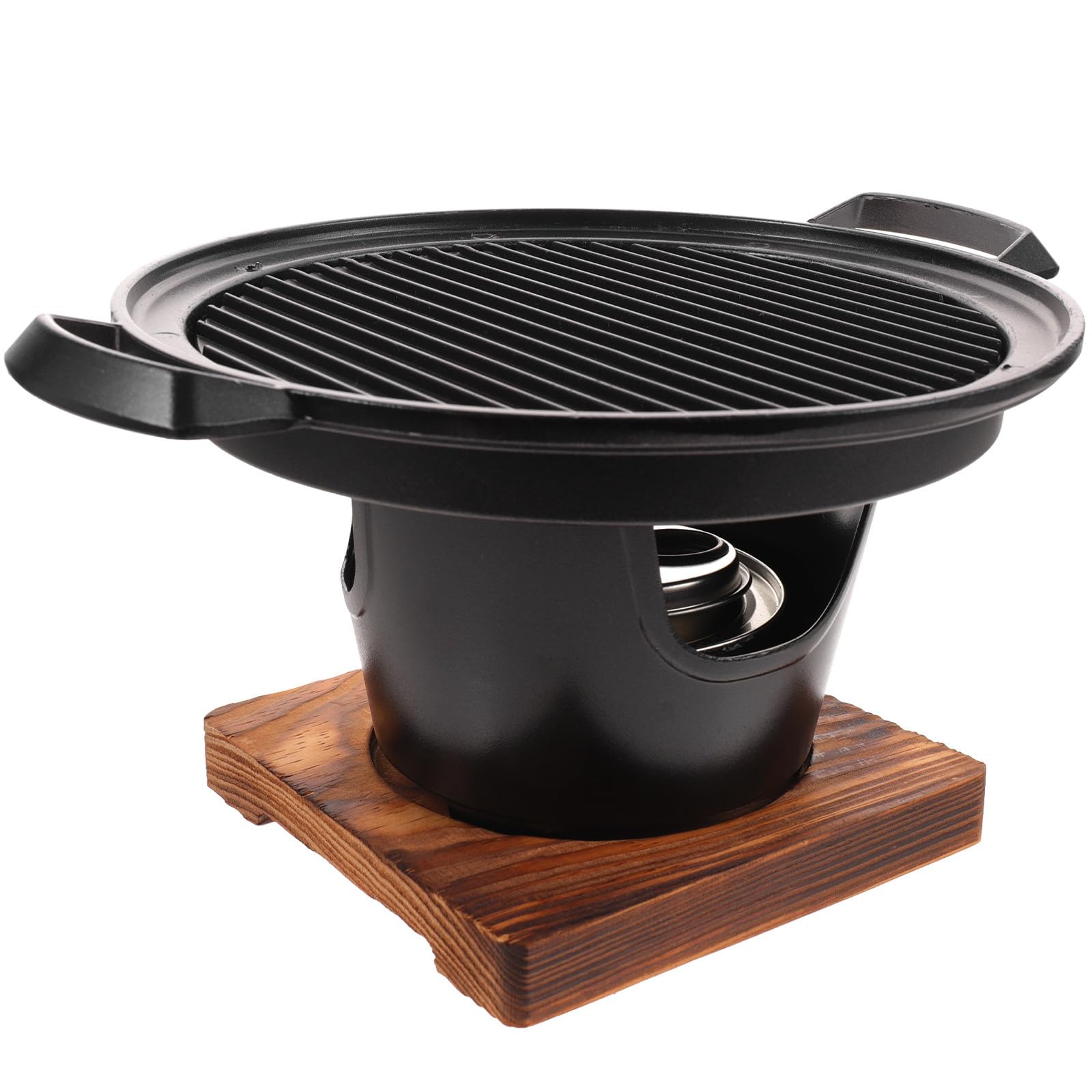 Przenośny mini grill dla 23 osób, bezdymny piec do gotowania ze stali nierdzewnej, rozmiar C, na kemping i do użytku wewnątrz, akcesoria do grillowania