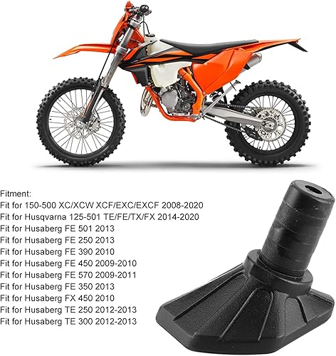 Miniatura 2 de Fydun Soporte para soporte lateral para motocicleta, soporte para 125501 TEFETXFX (negro)