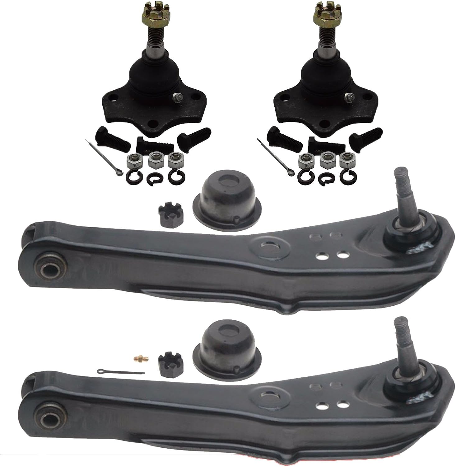 2 Lower Control Arm 2 Upper Ball Joint Mustang Comet